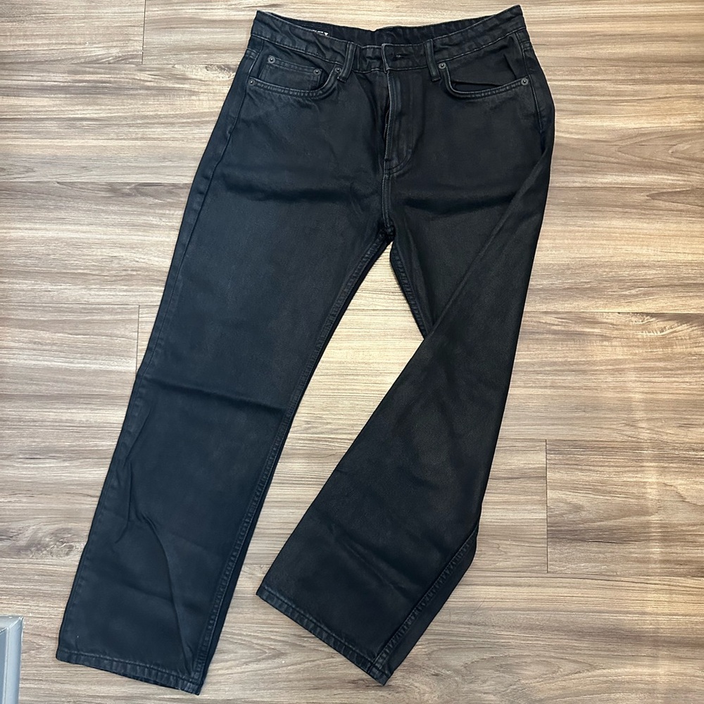 Zara ‘wet’ jeans